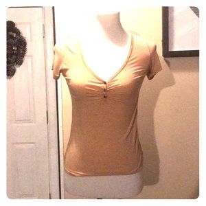 Yellow & white striped AE Soft & Sexy T